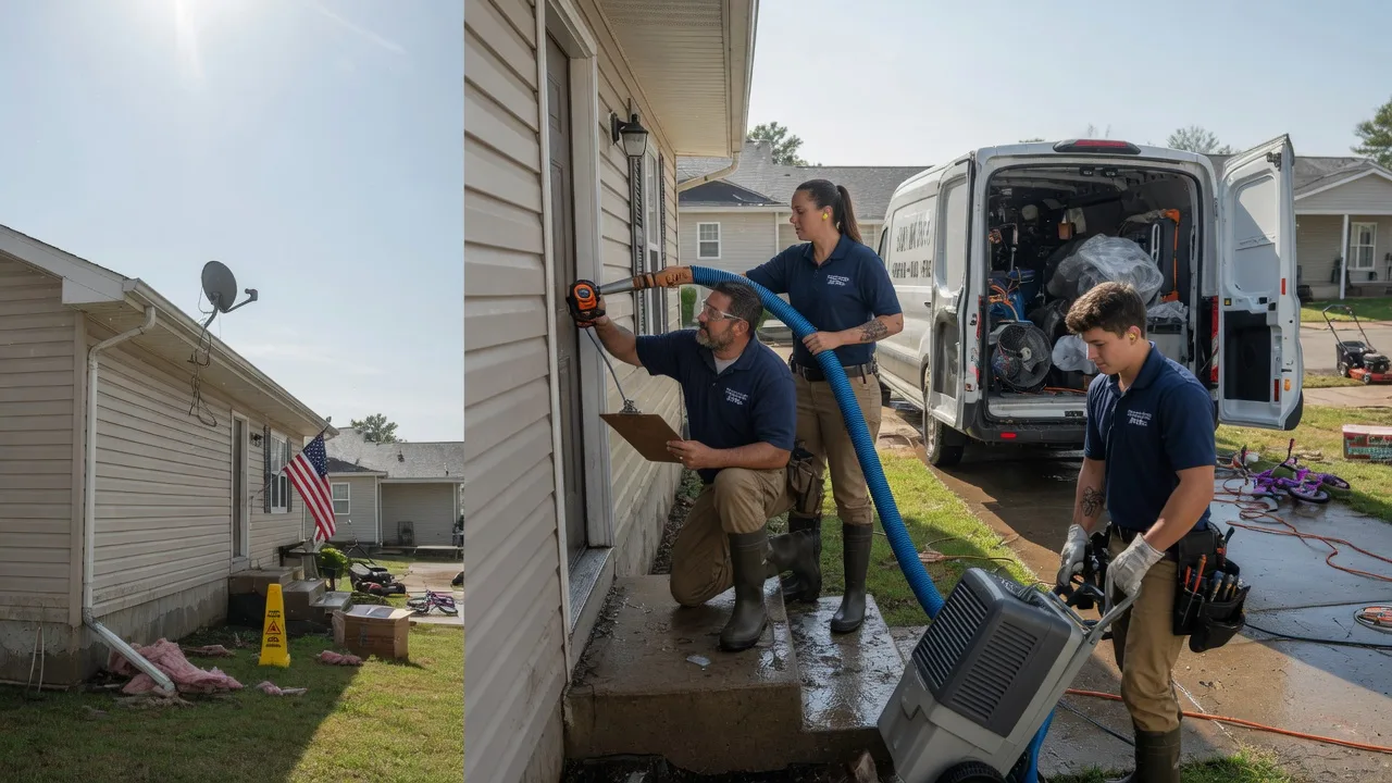 Ceiling Water Damage Restoration in Brodnax, VA near me